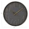 Hello Honey® 12" Gray & Gold Aureate Hour Wall Clock